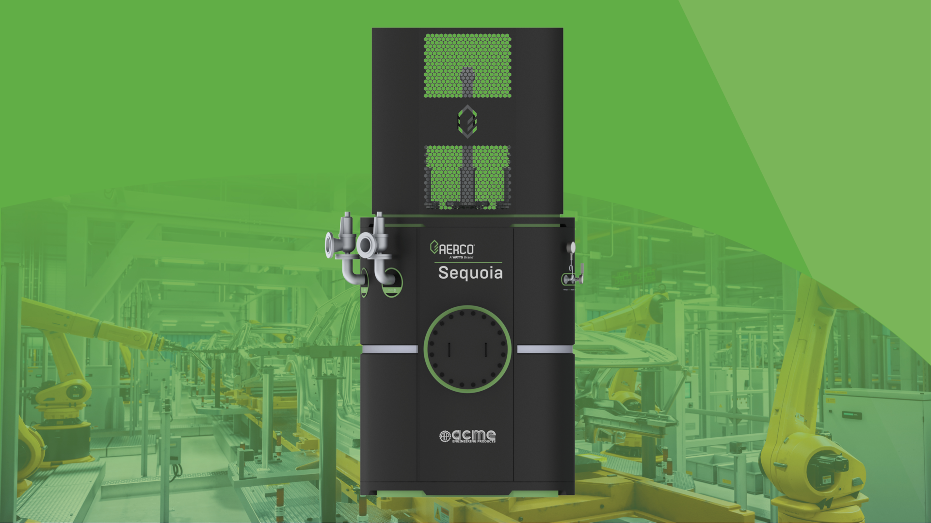 Image of new AERCO boiler